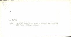 The Tooth Arclusaz in Mountain of the Wallows - CPA