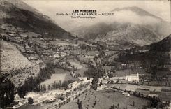 Route de Luz a Gavarnie - Gedre - Vue Panoramique - CPA