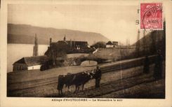 Abbey Hautecombe - the Monastery and the Evening - CPA