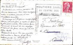 Moutiers - Vue Generale - CPA 