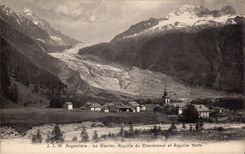 Argentiere - the Glacier - Needle of the Hanging-post - CPA