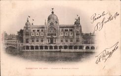Paris - Fair of 1900 - Frontage of the Palate of Italy - CPA