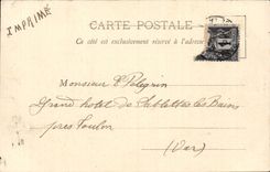 Paris - Fair of 1900 - Entrance of Grand Palais - CPA