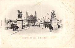 Paris - Fair Universal 1900 - Trocadero - CPA