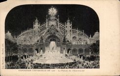 Paris - Fair Universal 1900 - the Palate of Electricity - CPA