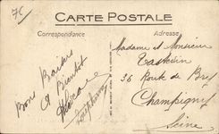 Weak CPA Roses Entrance of the Road city of Saint Valery