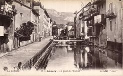 CPA Annecy Le quai de l eveche