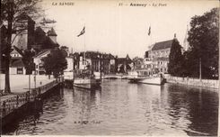 CPA Annecy Le port Bateau
