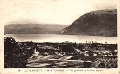 La opinion de Jorioz del santo de Annecy del lago de CPA y el Veyrier montan