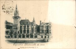 Paris - Fair Universal 1900 - House of Norwege - CPA