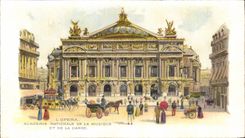 Paris - 9 - Opera - National Academy of the Music and the Dance - CPA