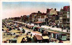 Malo les Bains - the Beach - the Dam - CPA