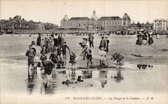 Malo les Bains - L Heure du Bain - La Plage et le Casino - CPA