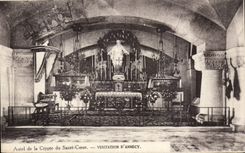 CPA Annecy Autel de la crypte du Sacre Coeur