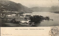 CPA Lac d Annecy Talloires et le petit lac