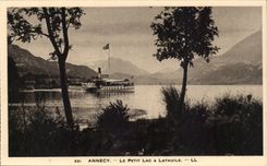 CPA Annecy Le petit lac a Lathuile