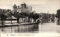 CPA Annecy Le port Le chateau