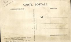 CPA Saint Gervais les Bains Hotel the Savoyard Home