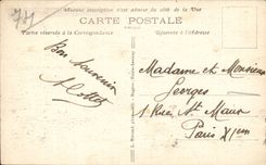 CPA Saint Gervais les Bains and the railroad of the Mount Blanc