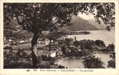 CPA Surroundings Annecy Talloires View