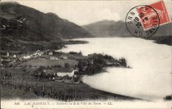 CPA Lake Annecy Talloires seen of the villa of the Strand