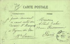 CPA Lake Annecy Talloires seen of the villa of the Strand