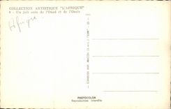 Africa - Africa - a Pretty Corner of Wadi and Oasis - CPA