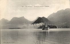 Lac d Annecy - Arrivee du Bateau a Talloires - CPA 