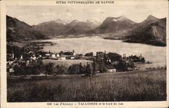 Lac d Annecy - Talloires - et le fond du Lac - CPA 