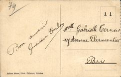 Chamonix - Monument of Saussure Mont Blanc Post office building - CPA