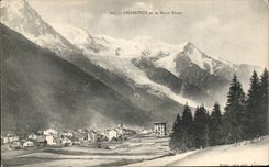 Chamonix - and Mont Blanc - CPA