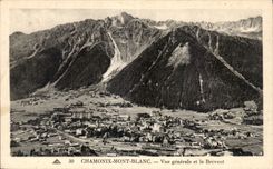 Chamonix - Mont Blanc - Vue Generale - Le Brevent - CPA 