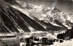 Chamonix - Le Mont Blanc - Vue Generale - CPA 