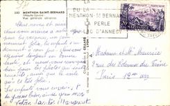 CPSM Menthon St Bernard Vue generale aerienne