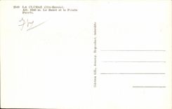 CPSM Clusaz Sanet and the bored point