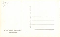 CPA Sallanches Valley of Arve and Mont Blanc