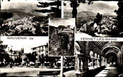 CPSM Souvenir of Vernet les Bains