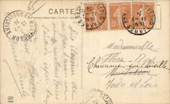 CPA Lourdes Which occurred of the funicular and the wheel Argeles the peak of Viscos