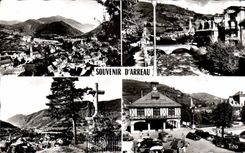 CPA Valley Aure Arreau View