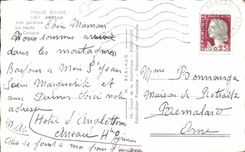 CPA Valley Aure Arreau View