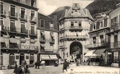 CPA Cauterets Saint Places Martin Hotel of the park