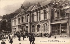 CPA Cauterets the casino and thermal baths of eggs
