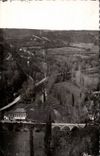 CPSM the Alps Mancelles St leonard of Wood Panoramic View taken of High the Fork on the valley of the Sarthe