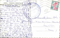 CPSM Mountain of Canigou halet Hotel of the CIF