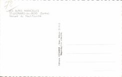CPSM St Leonard des Bois Versant du Haut Fourche