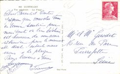 CPSM Guethary View the beach