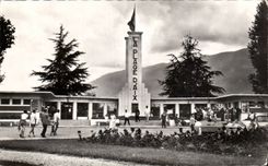 CPSM Aix les Bains Entrance of the beach