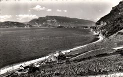 CPSM Lake of Le Bourget On the path of Chambotte