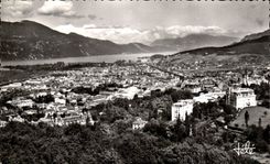 CPSM Aix les Bains Vue generale prise du panoramic