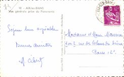 CPSM Aix les Bains View taken panoramic